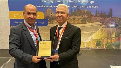 نائب رئيس جامعة طنطا يشارك بالمؤتمر الدولي الأردني الـ20 لأمراض وزراعة الكلى