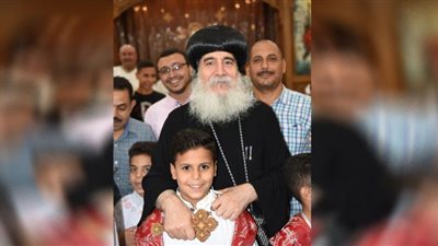 قداس وسيامة جديدة.. أبرز مراسم لقاء الأنبا غبريال ببني سويف (صور)