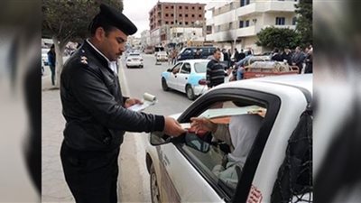 تحرير 27 ألف مخالفة مرورية خلال يوم واحد