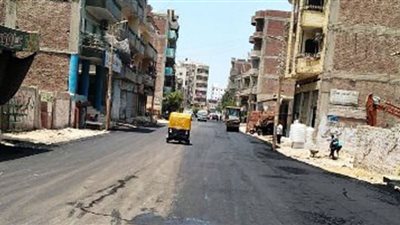 محافظ الشرقية يتابع نسب تنفيذ أعمال رصف الطرق الرئيسية والداخلية بكفر صقر