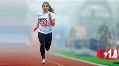 ياسمين الدباغ تودع بطولة العالم لألعاب القوى