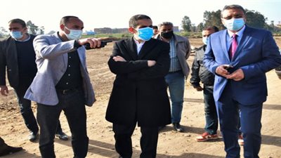 محافظ الغربية يتفقد كورنيش المحلة وأعمال الرصف بالمحلة الكبرى