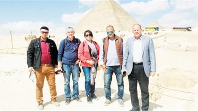 وفد تليفزيونى رومانى فى زيارة تعريفية لمصر