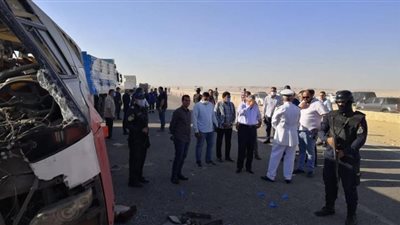 أسماء ضحايا ومصابي حادث تصادم الطريق الصحراوي بالمنيا