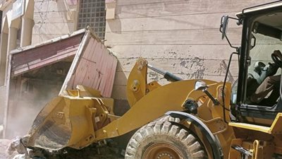 رفع 49 حالة إشغال متنوعة بشوارع قرية الغرق بالفيوم