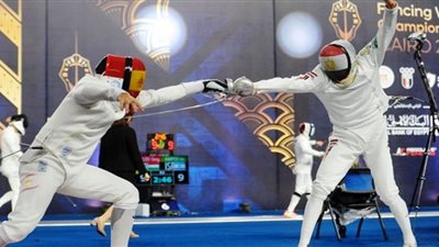 نتائج المصريين في منافسات سيف المبارزة بمونديال السلاح