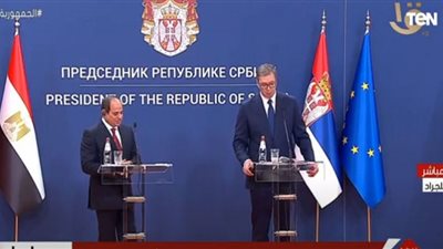 السيسي: تناولت مع رئيس صربيا سبل تعزيز الشراكة بين البلدين (فيديو)