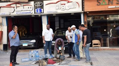 إزالة 6 حالات تعدي على خطوط المياه فى حملات تفتيشية بمطروح