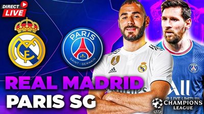 مشاهدة مباراة ريال مدريد وباريس سان جيرمان بث مباشر اليوم في دوري أبطال أوروبا