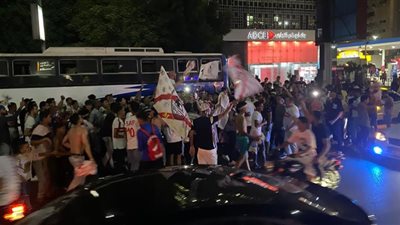 جماهير الزمالك تحتفل بكأس مصر (صور)