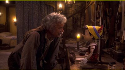إزاحة الستارعن الصور الأولي لفيلم توم هانكس الجديد Pinocchio