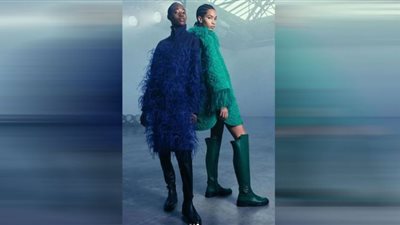 ألوان وزهور تبرز إبداع إيلي صعب في مجموعة خريف وشتاء 2022-2023 (تفاصيل)