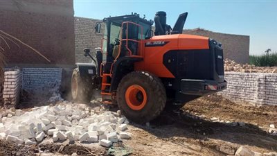 إزالة 29 حالة بناء مخالف وتعدي على الأراضي الزراعية في الجيزة