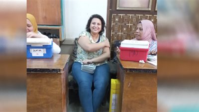 تطعيم المواطنين بالجرعة الرابعة من لقاح كورونا بكنيسة الأنبا بشاي بالشرقية