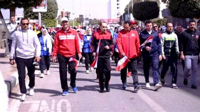 نائب محافظ سوهاج يشارك في ماراثون 