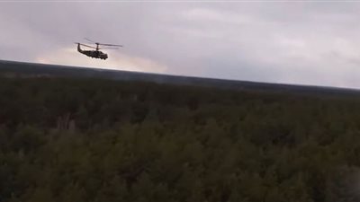 (فيديو) مروحيات روسية تهاجم مواقع أوكرانية