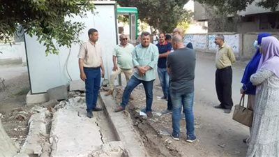 رفع كفاءة مبنى الوحدة الصحية ببياض العرب فى بنى سويف