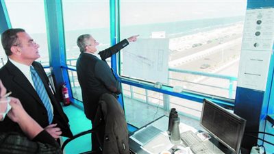 اللجنة العليا للتفتيش الأمنى والبيئى تتفقد مطار بورسعيد الدولى