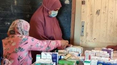 الكشف على 225 مواطن في القافلة الطبية بوادي النطرون