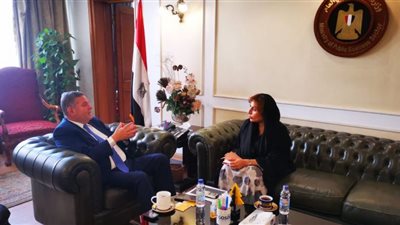 وزير قطاع الأعمال العام يبحث مع سفيرة الإمارات بالقاهرة تعزيز التعاون الاقتصادي والتجاري