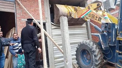 حملة مكبرة لإزالة الإشغالات والتعديات بمنطقة ابني بيتك بالشرقية