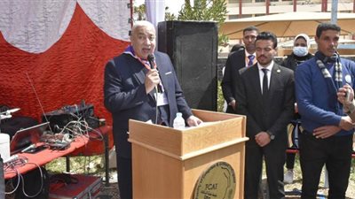 رئيس جامعة السادات يشهد مهرجان الجوالة الثامن تحت عنوان 