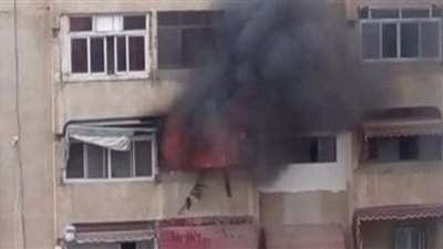 السيطرة على حريق شقتين سكنيتين فى منشأة القناطر