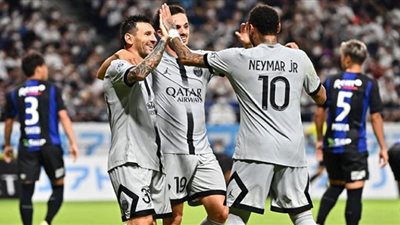 بقيادة ميسي.. باريس سان جيرمان يقسو على اوساكا الياباني بسداسية