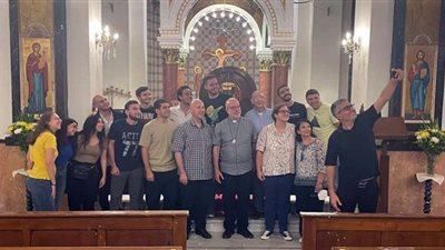 كنيسة القديس كيرلس تشهد فعاليات خاصة بزيارة المطران جان ماري شامي