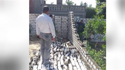 إزالة أبنية مخالفة خلال أعمال الموجة 20 ببلبيس