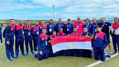 منتخب مصر يُحقق فوزًا ساحقًا في بطولة العالم للكرة السباعية.. صور