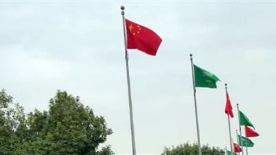 الرياض تتزين بأعلام المملكة وجمهورية الصين