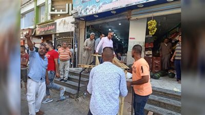 رفع ١٠٥٠ حاله إشغال للمحال والمنشأت التجارية بحدائق الأهرام