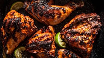 دون تعبئة المنزل بالدخان| طريقة تحضير دجاج مدخن على الفحم