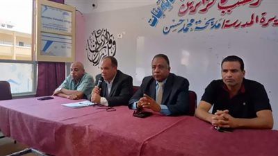توجيه الصحافة والإعلام بنجع حمادي ايناقش الاستعدادات للعام الدراسي الجديد