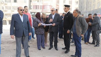 محافظ الجيزة يعاين نسب تنفيذ تغطية ترعة المريوطية