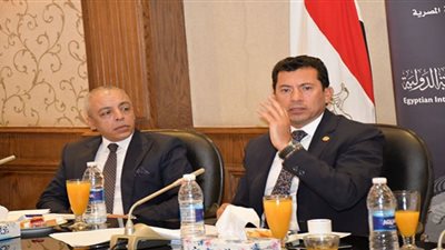 وزير الرياضة يشهد الاجتماع الاول للأمانة الفنية للمجالس الشبابية الثنائية الدولية