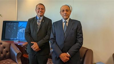 وزير الطيران يلتقى رئيس المجلس الدولي للمطارات وأمين عام المفوضية الإفريقية للطيران