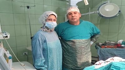 نجاح الفريق الطبي بمستشفى كفر الدوار فى إجراء عملية إصلاح إنفجار وجهي وتهتك بعظام الوجه