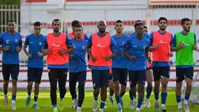 رفع الحمل البدني للاعبين الزمالك على هامش مران اليوم
