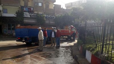 إزالة 50 إشغال بحملة إنضباط إدارى في الدلنجات