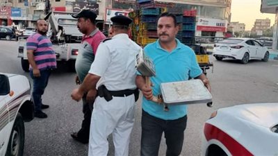 الشرقية: رفع الإشغالات بالمناطق الخدمية بالعاشر من رمضان