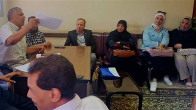 إدارة أبشواي الصحية بالفيوم تناقش خطة العمل