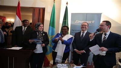 مصر للطيران تشارك في احتفالات 23 يوليو بالسفارات المصرية حول العالم