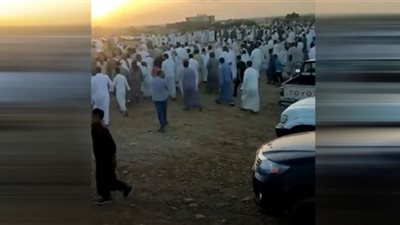 جنازة مهيبة لشباب آل مطير مفقودي مطروح (شاهد)