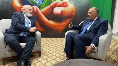 نشاط مكثف لسامح شكرى خلال الاجتماع الوزارى التحضيرى لمؤتمر COP27 بكينشاسا