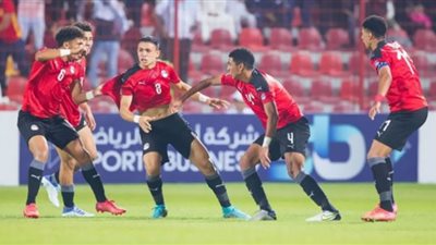 منتخب مصر للشباب يتعادل مع المغرب في الشوط الأول من ربع نهائي كأس العرب