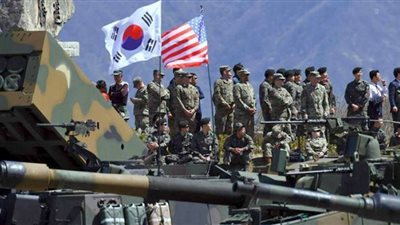 تدريب عسكري مشترك بين كوريا الجنوبية وأمريكا