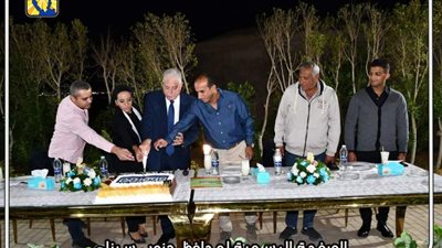 محافظ جنوب سيناء يحتفل بنجاح مؤتمر المناخ ويكرم عدد من القيادات