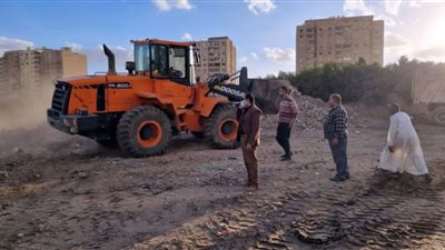 رفع كفاءة التحويلة المرورية المؤدية إلى مطلع الطريق الدائري بالجيزة